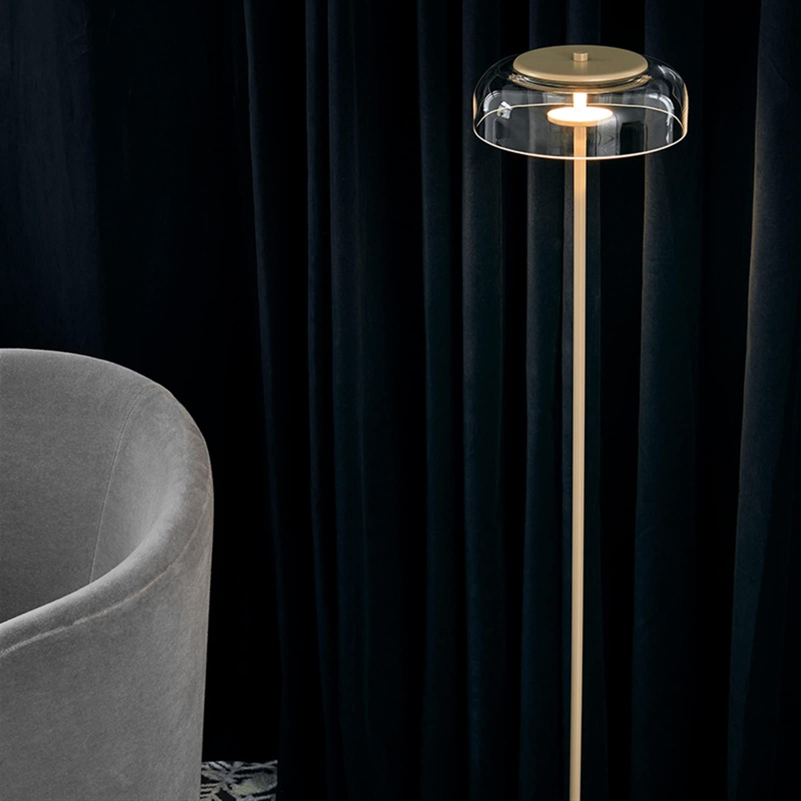 HASMI Piantana Lampada da Terra Lampada da Terra Post-Moderna Lampada Circolare Lampada da Design Lampada Designer Soggiorno Lampada da Ufficio LED Lampada da Terra Lampada da Terra