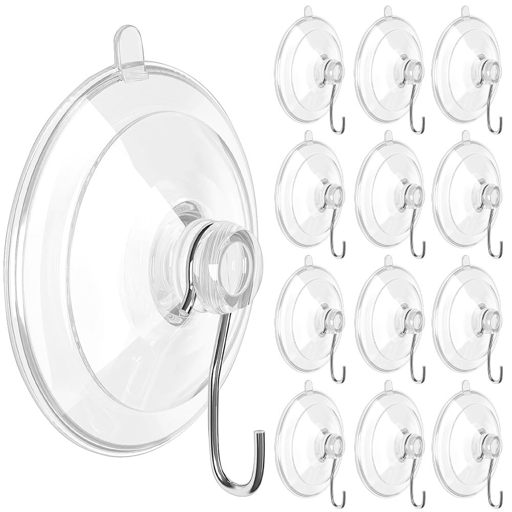Saugnäpfe Mit Haken 20 Stück – Ohne Bohren, Für Fenster, Glas, Fliesen, Bis 0,5 Kg