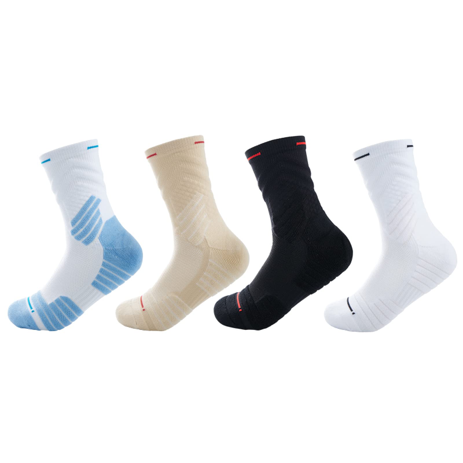 Calcetines Cortos Calcetín Calcetines Tobilleros Calcetines Deporte Calcetines De Baloncesto Para Hombre, De Tubo Medio, De Caña Alta, Para Deportes, Fitness, Toalla Para Correr, Parte Inferior, Calce