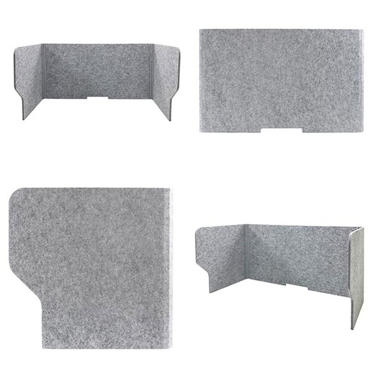 LIGUOYI Separatore Scrivania Ufficio, Divisorio Acustico da Scrivania, Autoportante Separatore per La Privacy, L 60cm 80cm 100cm × A 50cm Schermo Pannello Separatore, Portatile/Pieghevole