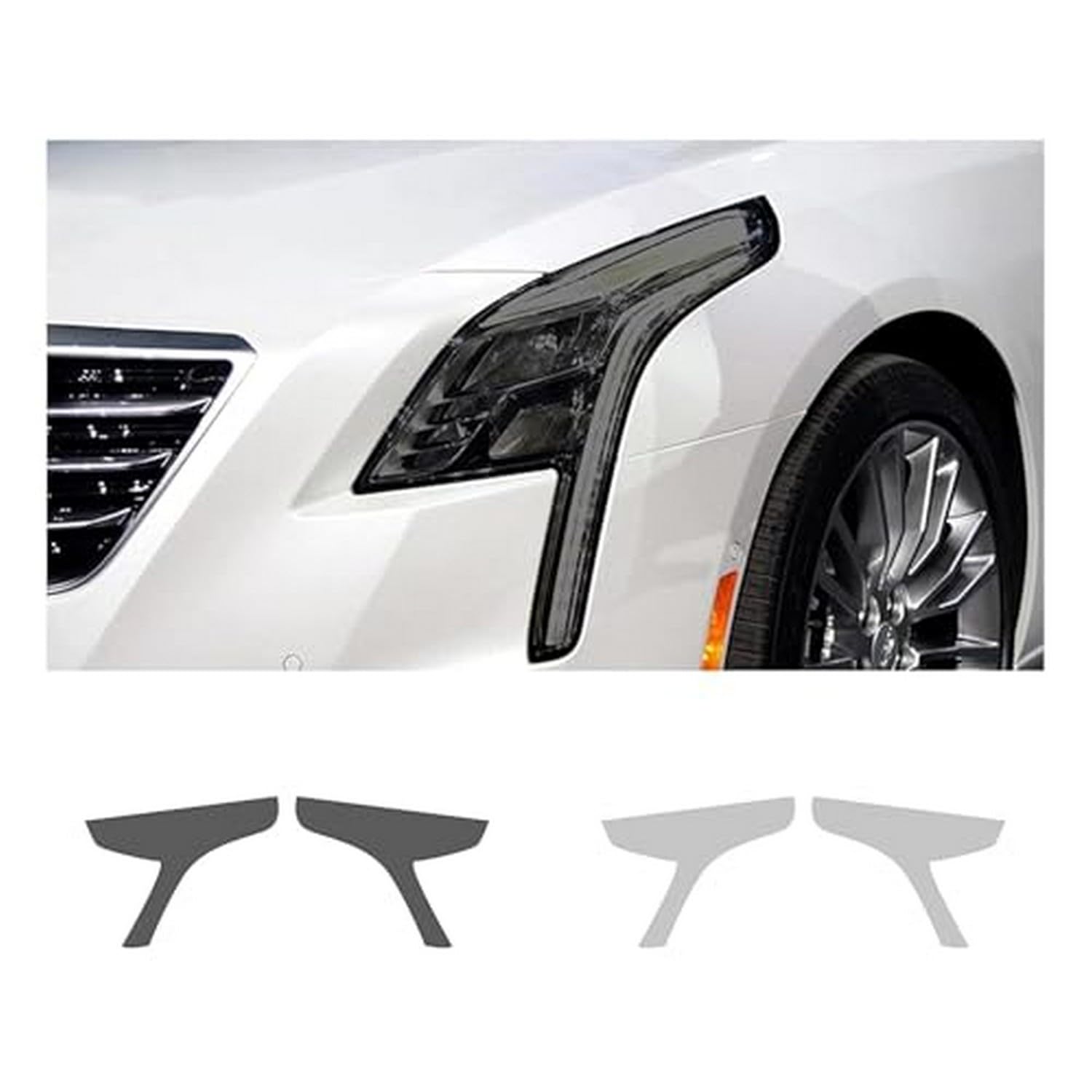 Película protectora faros Cadillac CT6 2016-2018 poliuretano TPU premium