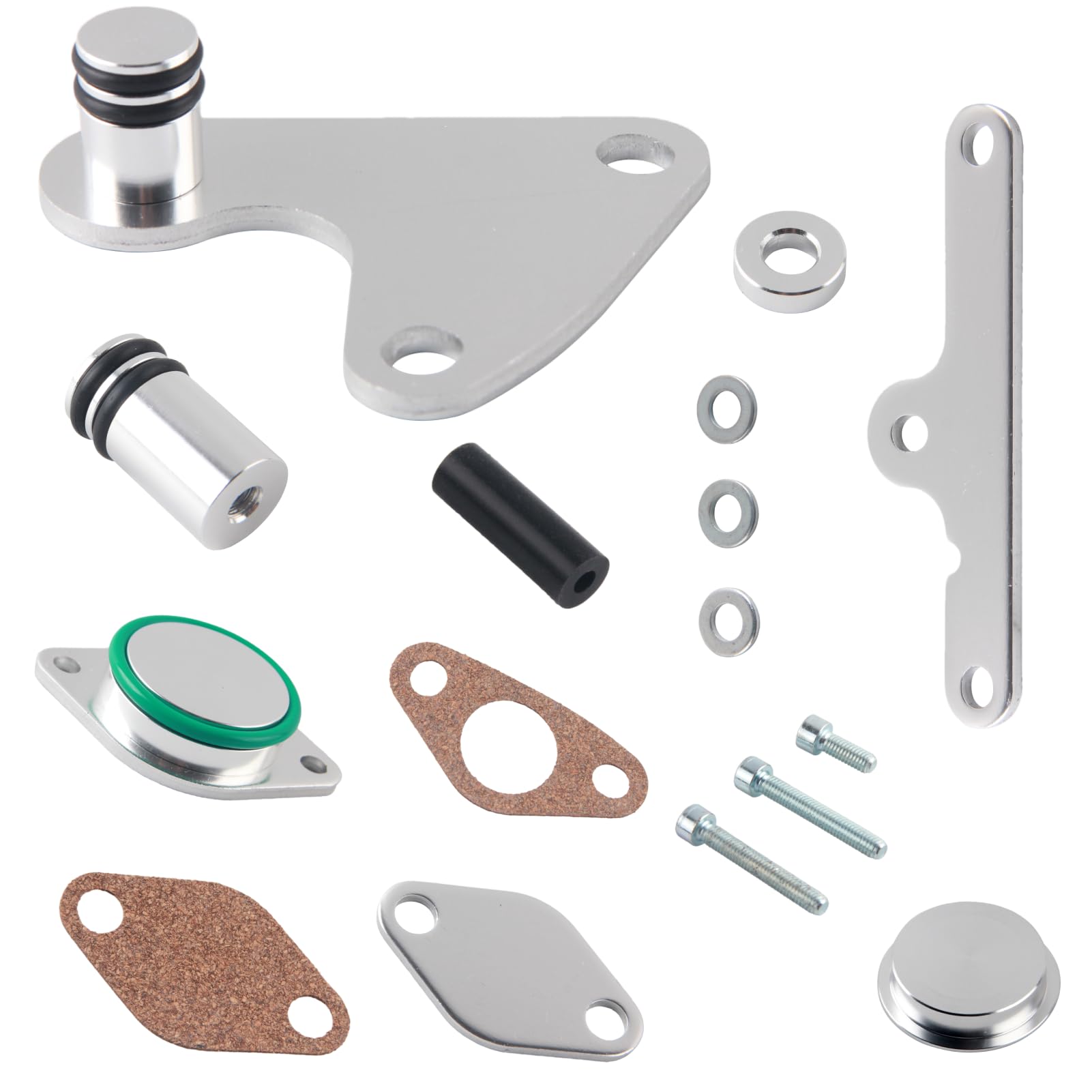 Kit valvola EGR per motori diesel N47 N47S 2.0, rimozione guarnizione refrigerante EGR compatibile con E81, E87, E88, E82, E90, E91, E92, E93 (inkl. LCI), E60, E61 LCI, X1 E84 e X3 E83 LCI