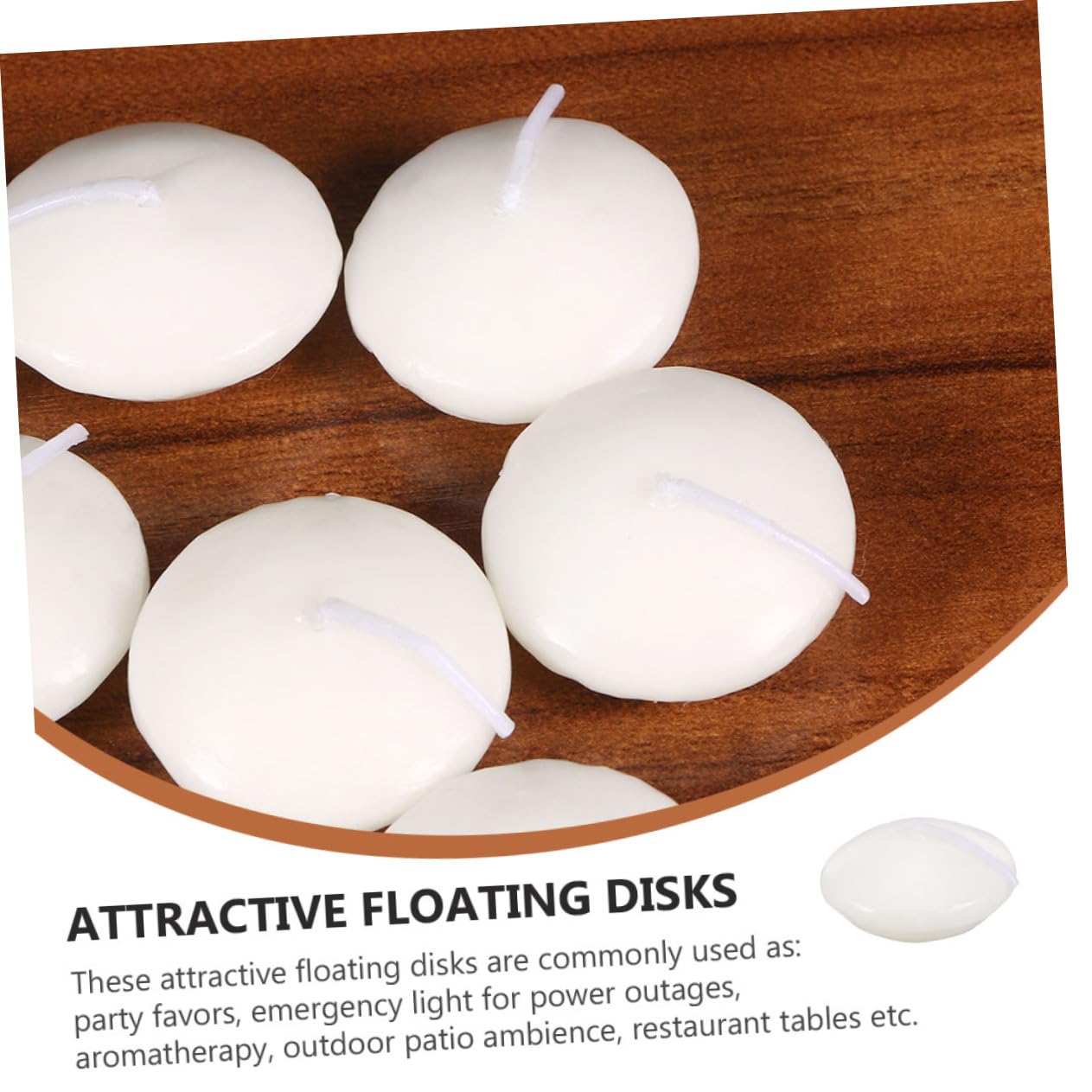 100piezas Velas Flotantes Esféricas Para Bodas Velas Decorativas Ornamentales Para Fiestas Flotantes Para Agua Para Decoración De Mesa