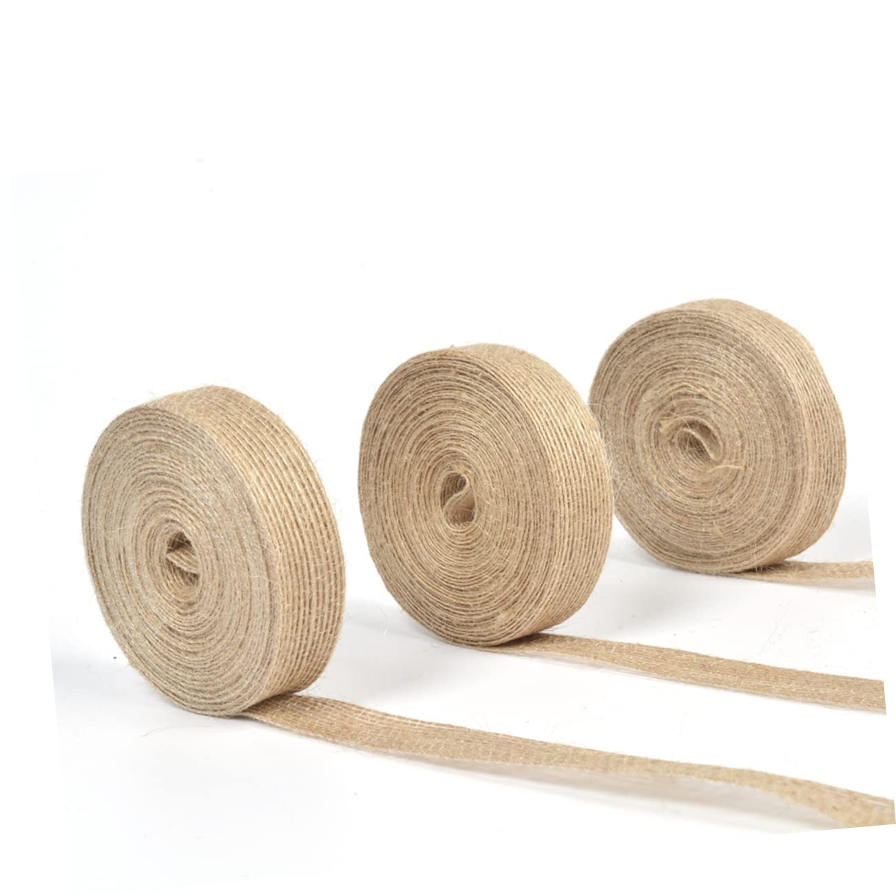 SEWACC 9stücke Breites Juteband Lange Rolle Natürlichem Jute Für Bastelarbeiten Hochzeiten Festlichkeiten Und Wohnraumdekoration Vielseitig Einsetzbar Für Und