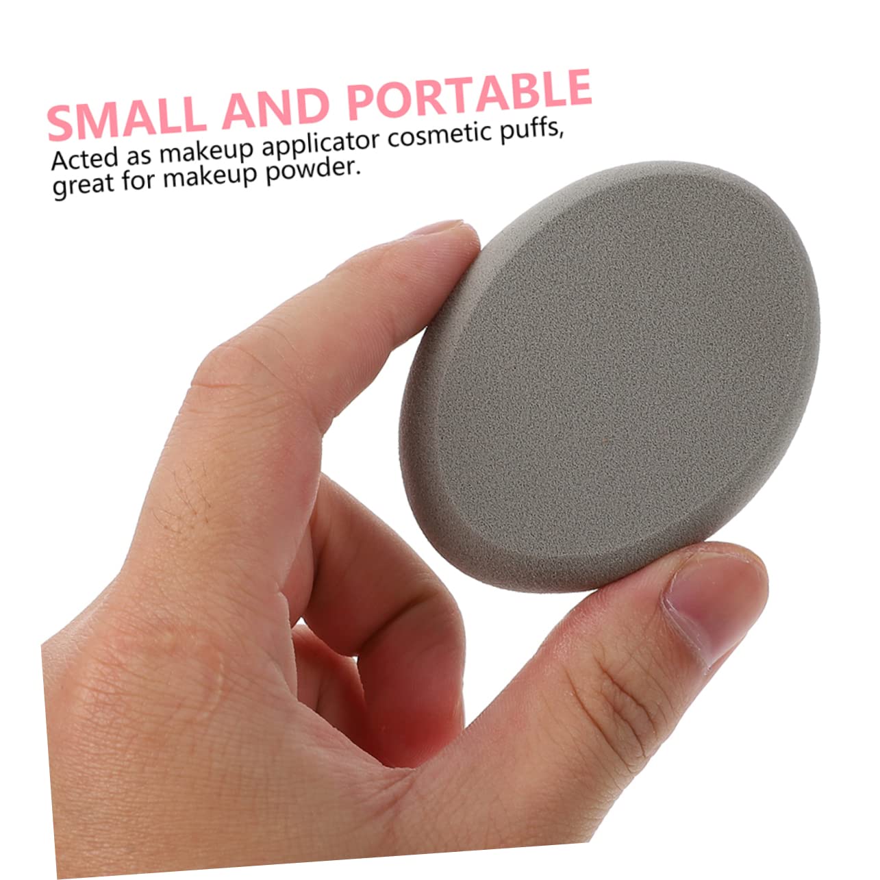 HAKIDZEL 3pcs Women Makeup Puff Loose Powder Puff Cosmetic Sponges Blush Applicator Oval Edged Powder for Foundation Concealer