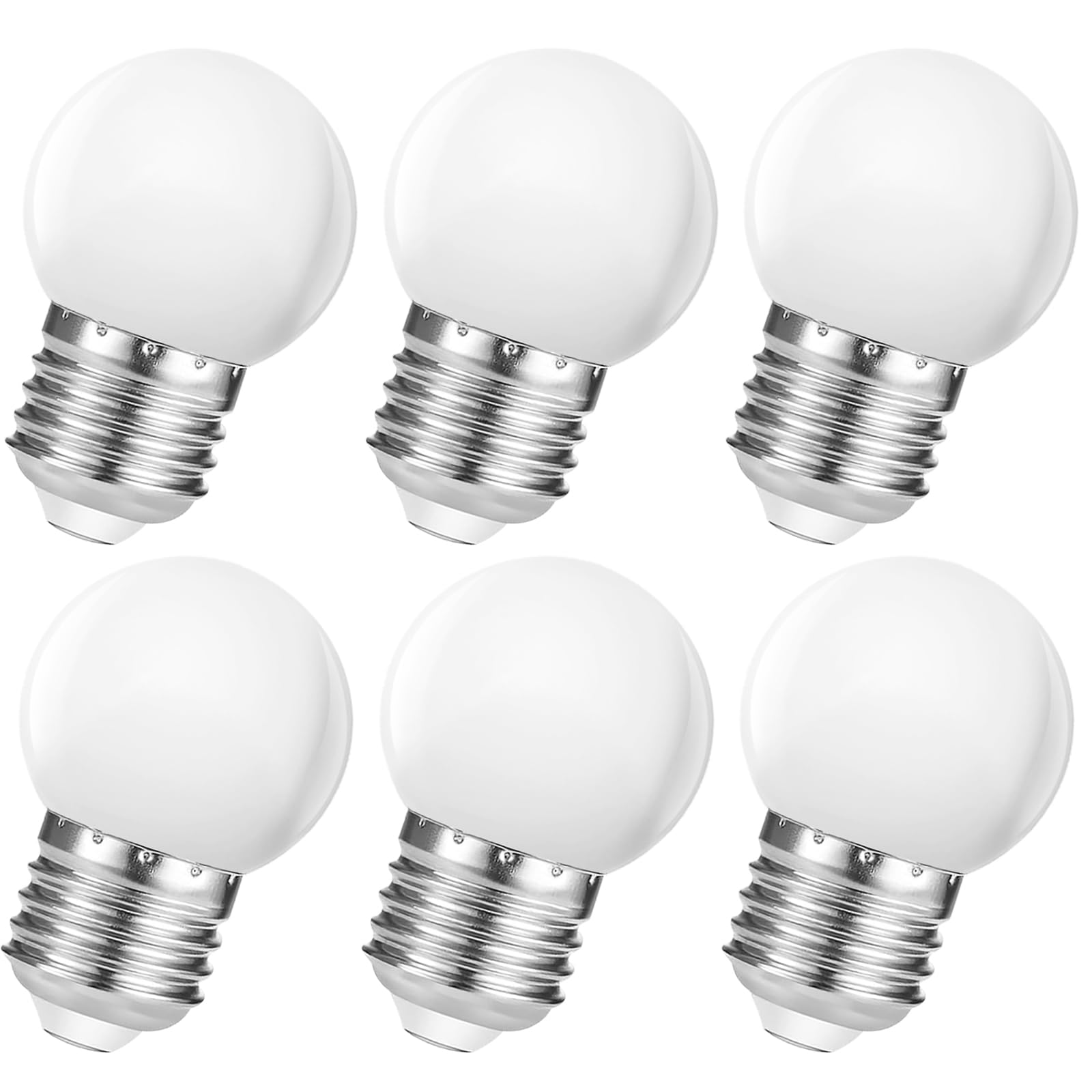 Suncan E27 Screw Bulb, 3W 155LM LED Bulbs, Warm White Edison Screw Bulb 3000K, 20W Equivalent Replacement G45 LED Bulb
