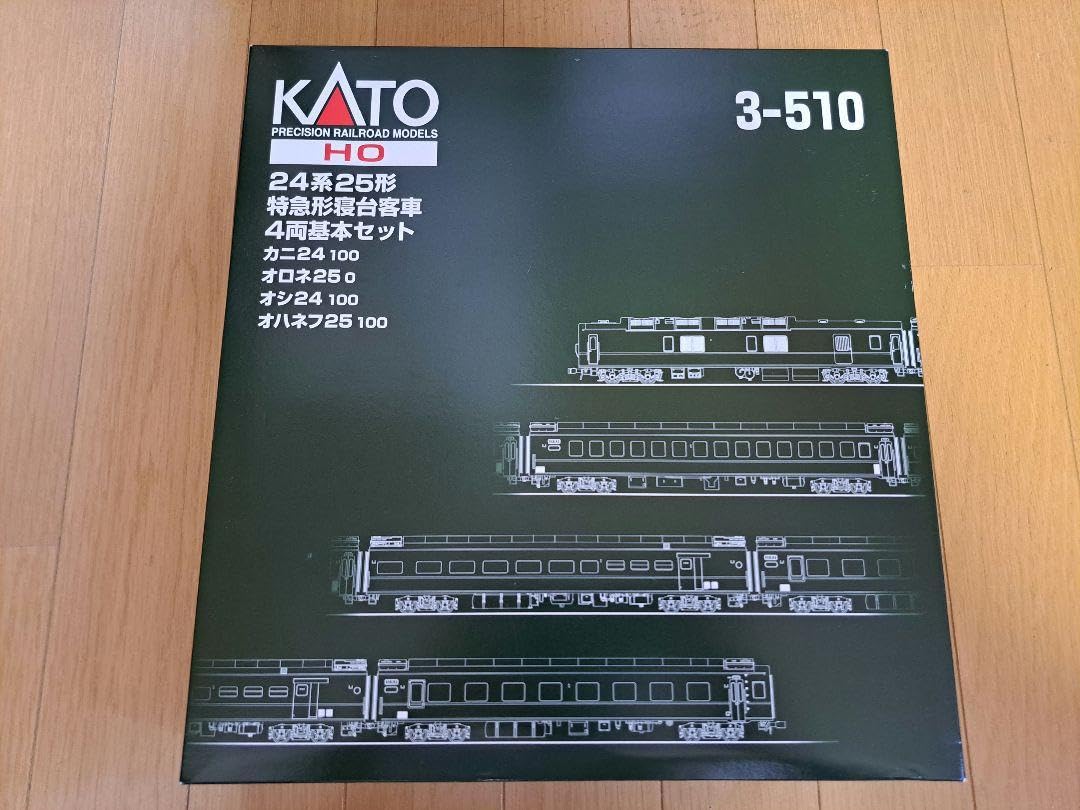 Amazon.co.jp: KATO HO 3-510 24系25形寝台特急客車 4両基本セット J 