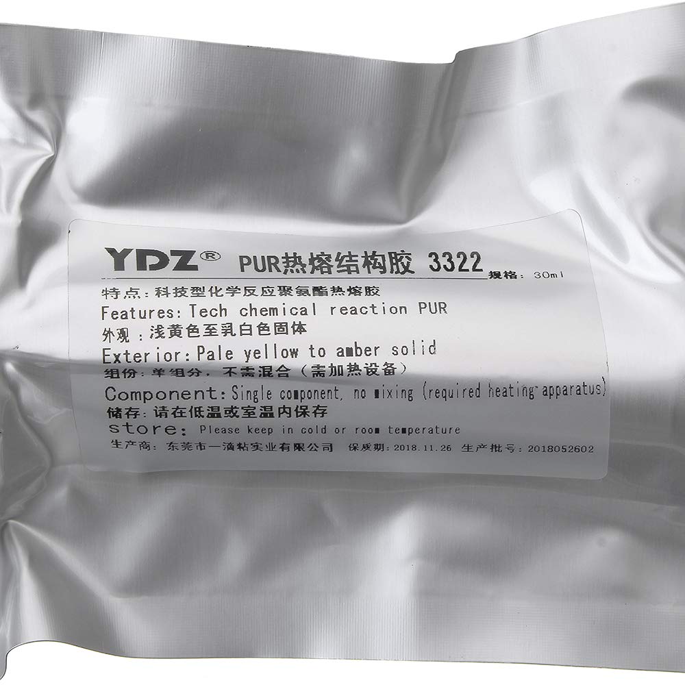 ChaRLes Ydz 3322 30Ml Pur Hot Melt Estructural Adhesivo Metal Teléfono Escáner Pantalla ABS Pc Pegamento De Enlace De Pvc