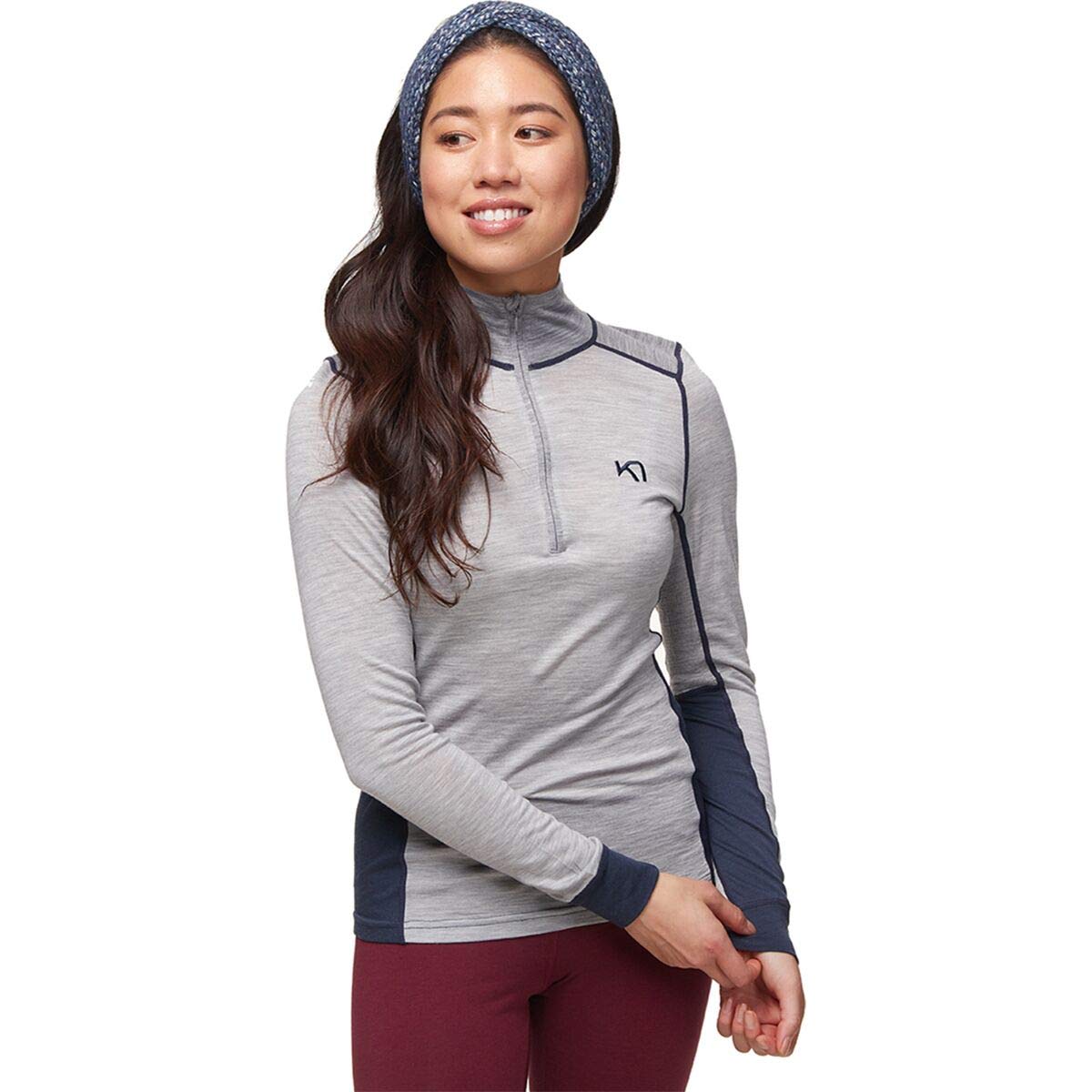 Kari Traa Lam 1 2-Zip Top - Womens Greym XL