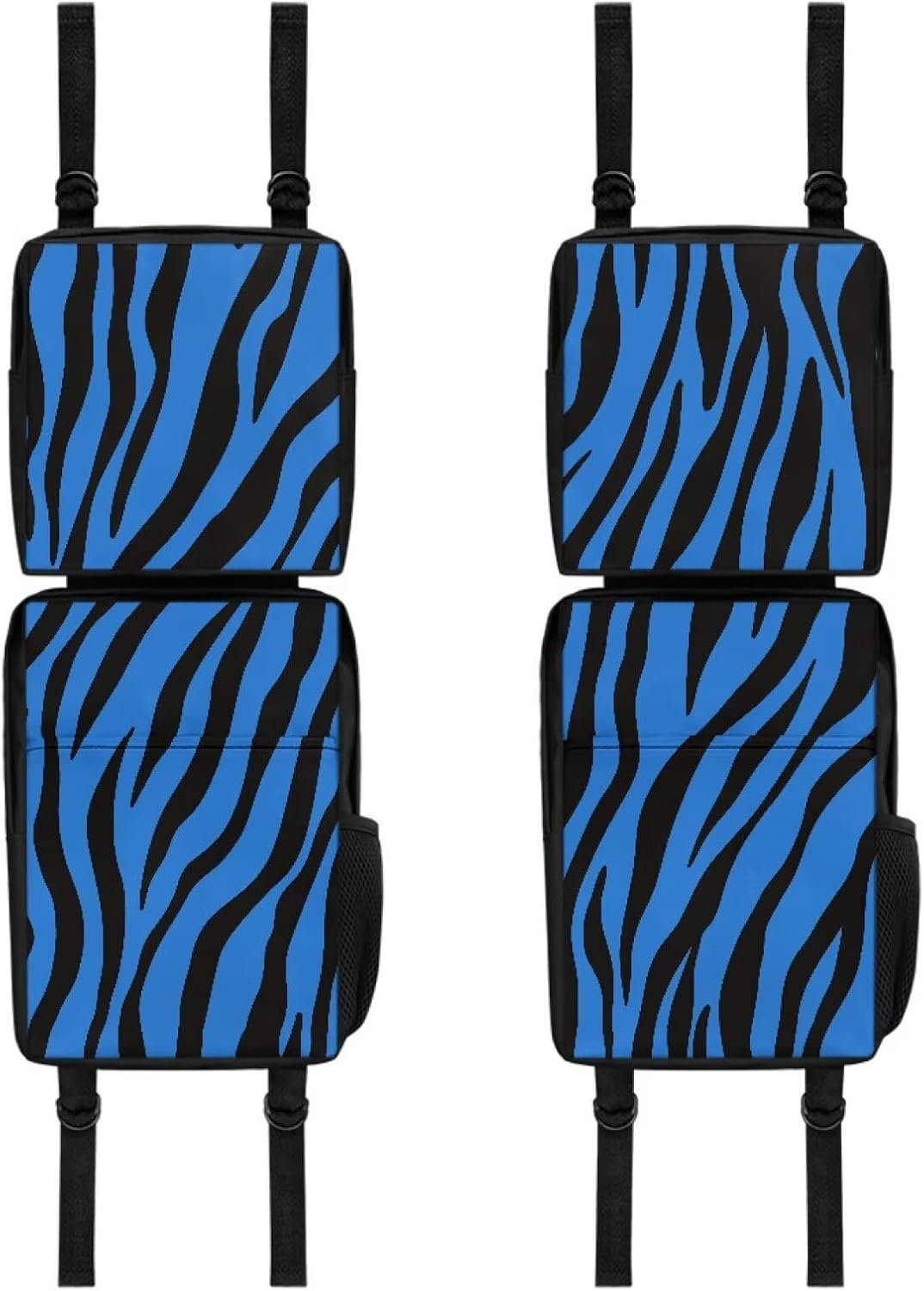 SEANATIVE ATV Fender Bag Green Camo Print Rear Storage Bags With Drink Holder Detachable ATV Gear Bag Compatible Most 4 Wheeler Accessories Hanging Cargo Bags