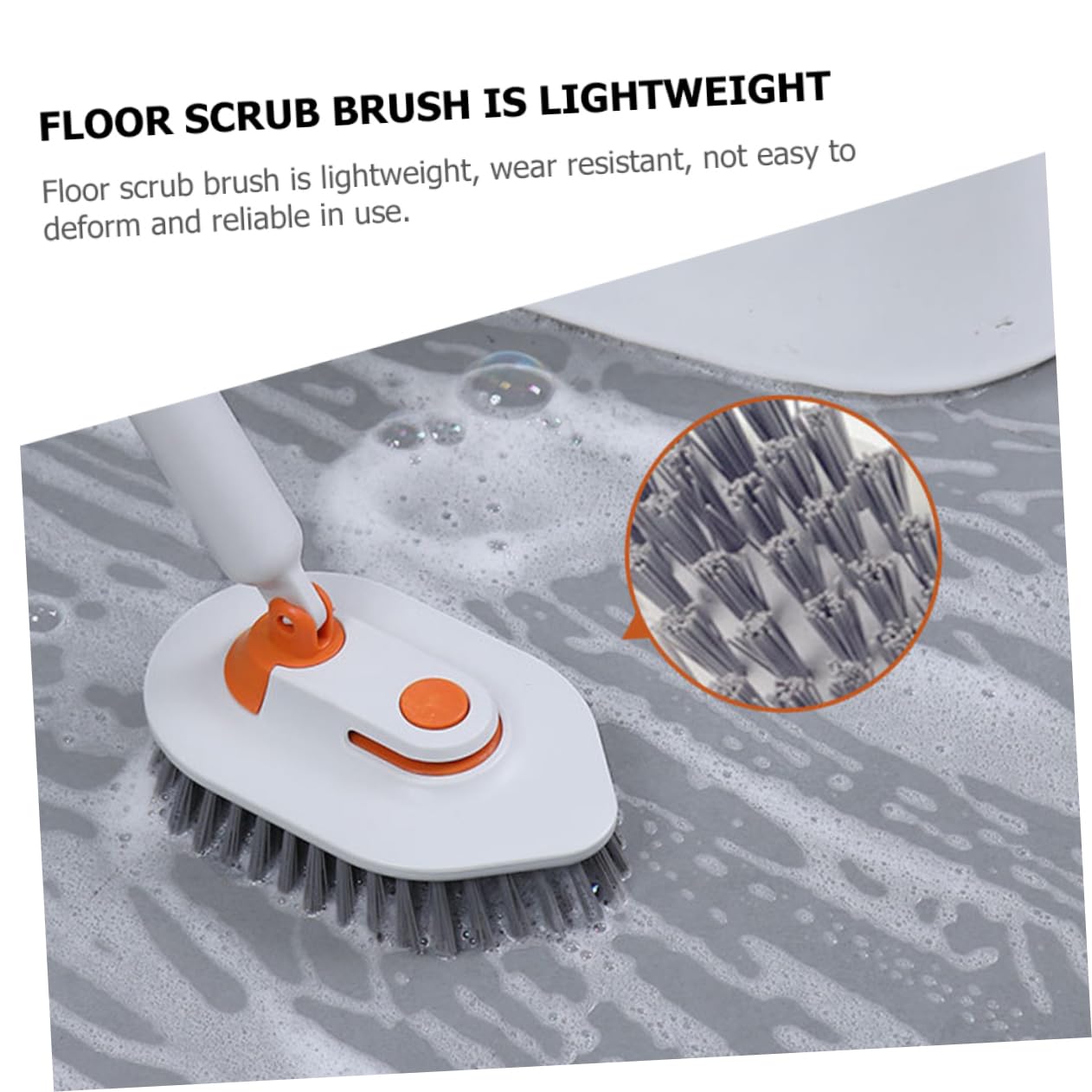Cepillo De Suelo Multifuncional para Bañera y Baño Cepillo De Limpieza Mango Extensible para Limpiar Azulejos Juntas y Esquinas