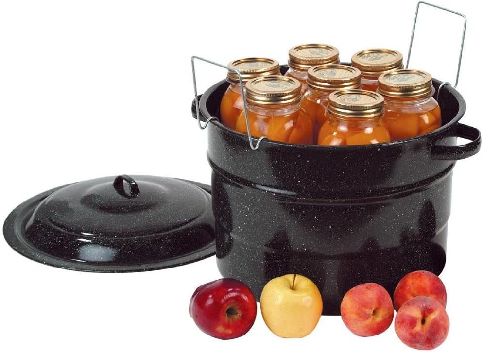 Granite Ware Enamel on Steel 21.5Quart Water Bath Canner with lid