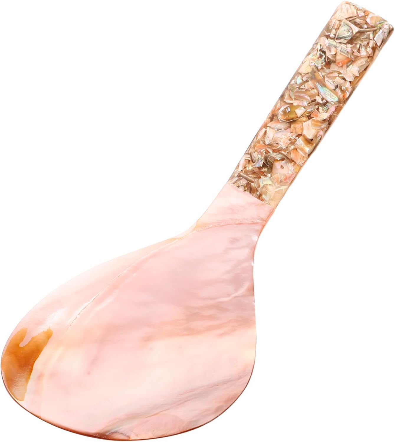 Natural Handmade Rice Spoon Large Shell Paddle and Easy to Clean Kitchen Rice Scooper for Cooking Salad Pot Mixing Tool Natural Handmade Rice Spoon Large Shell Paddle and Easy to Clean Kitchen Rice Scooper for Cooking Salad Pot Mixing Tool