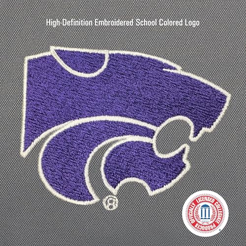 Image of JanSport NCAA Officially Licensed Backpack, Kansas St Wildcats, Superbreak Plus with Padded 15'' Laptop Sleeve, Spacious Computer Bag for Men & Women, Durable Daypack with Bottle Pocket, Graphite Grey