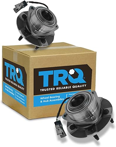 Vista 178 de TRQ Juego de Rodamientos de Rueda y Cubierta de Llanta Trasera para Conductor y Pasajero 2 Piezas Compatible con Infiniti G35 2003-2006 2007 G35