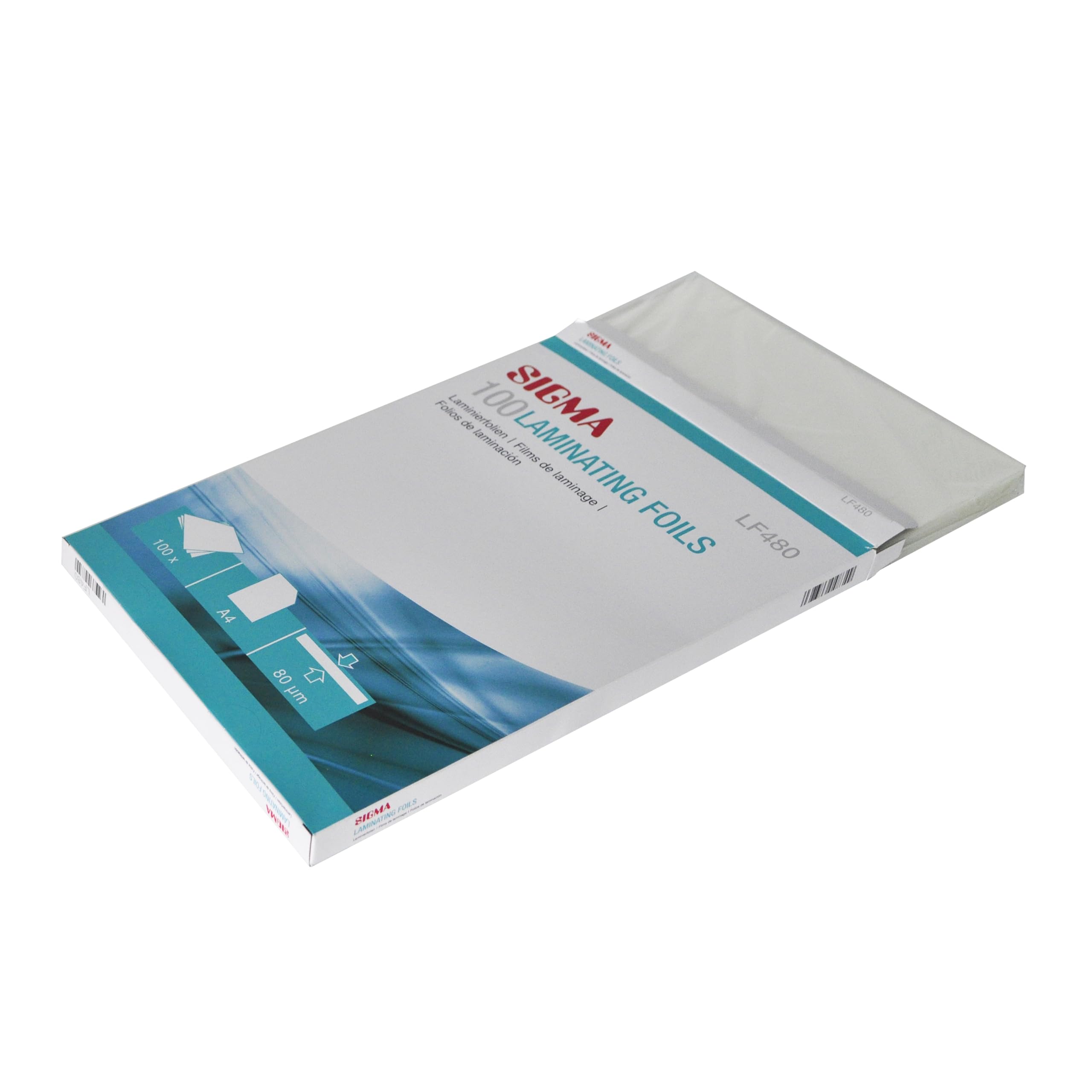 SIGMA Pellicole per laminazione LF480, PET/EVA, DIN A4, 100 unità