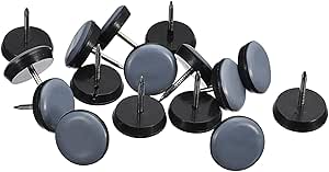 Uxcell 50mm (2") PTFE Furniture Sliders Pads For Carpet, 12 Pack Screw - View #8
