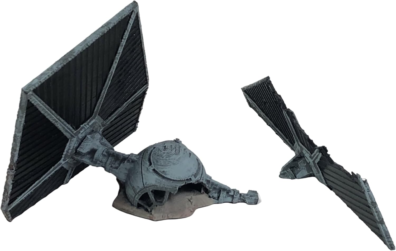 Legion Terrain - Crashed Imperial Fighter Two - Miniature Tabletop Wargaming Terrain (Painted)