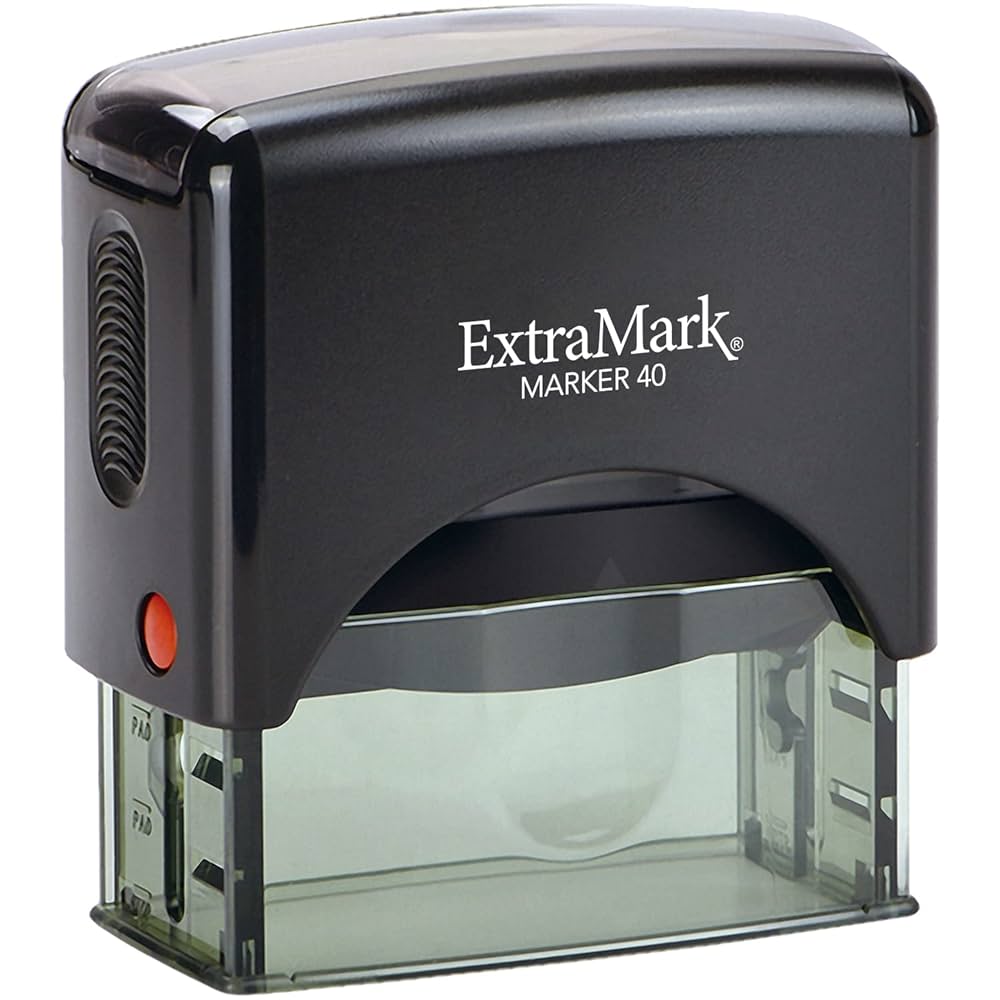 Amazon.com : ExtraMark Return Address Stamp - 5 Lines