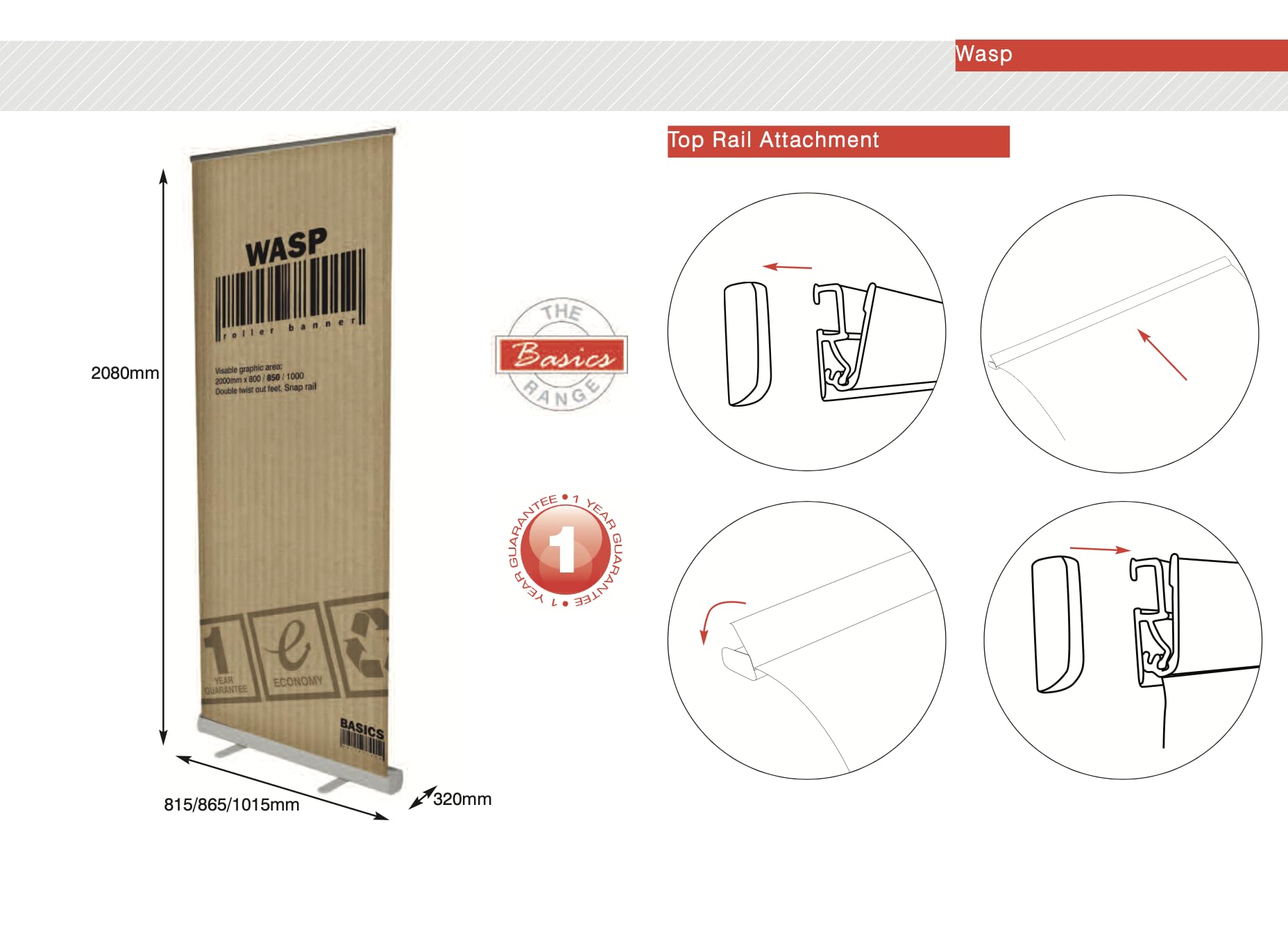 Genérico Rotulomania - Oferta Expositor Publicitario Roll up 85x200cm Impresión Incluida Máxima Calidad de Impresión