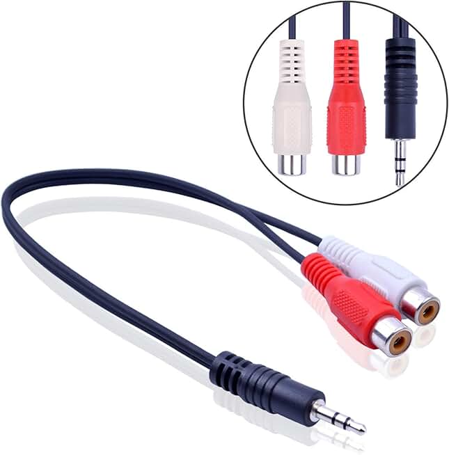 headphones to rca adapter