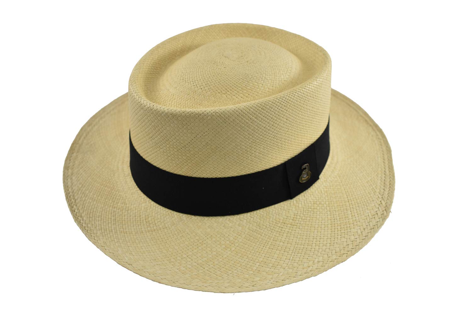 Original Panama Hat - Round Top Dumont - Toquilla Straw - Handwoven in Ecuador (Large | 58cm - 59cm, Natural)