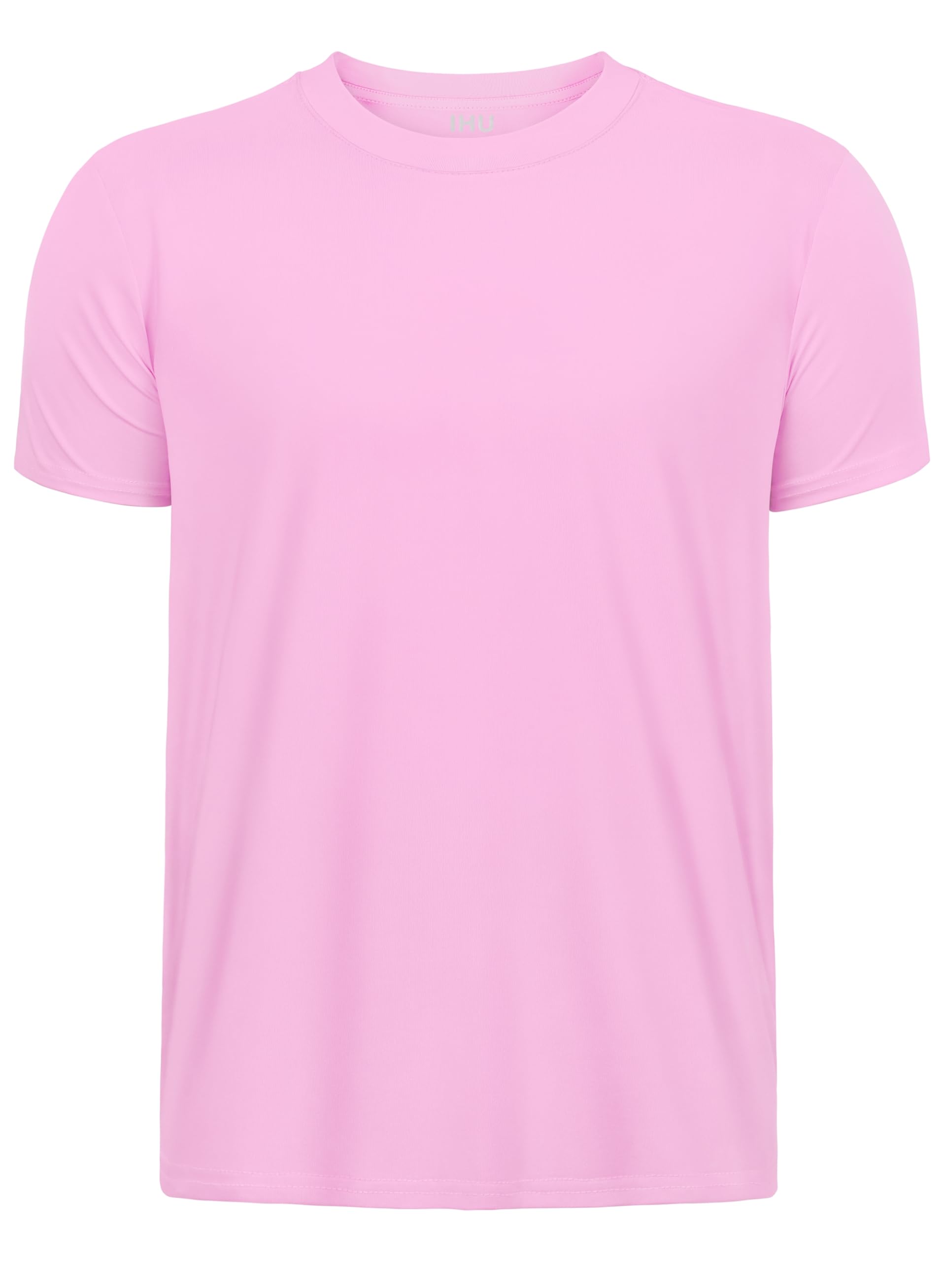 IHU Boys Neon Shirts Dry Fit UPF50+ Kids Short Sleeve Rash Guard for Girls