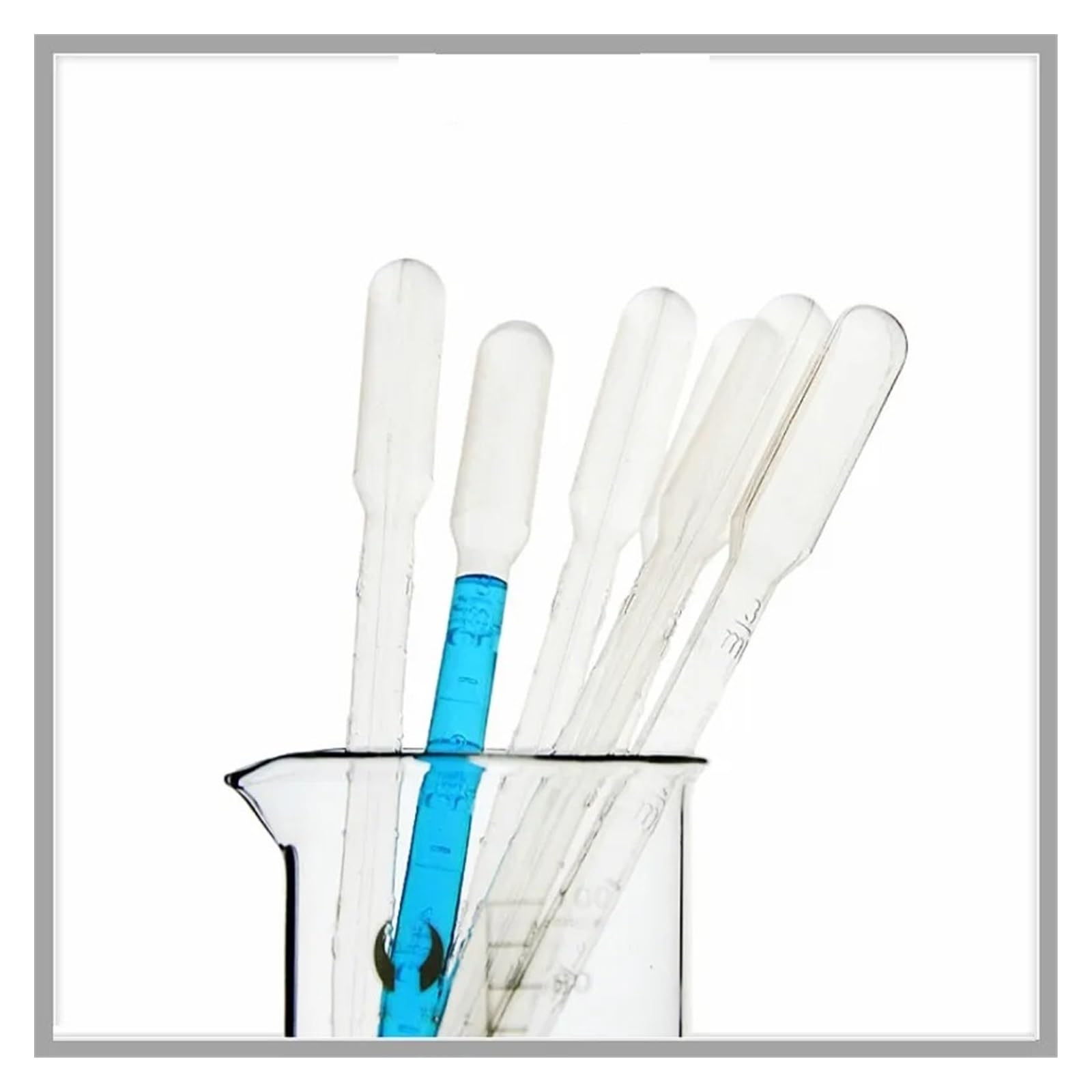 sprzęt laboratoryjny Jednorazowa plastikowa słomka Pipeta LDPE 10 ml Plastikowy zakraplacz z podziałką Aerograf Słoma na mocz ze skalą 100 / PK