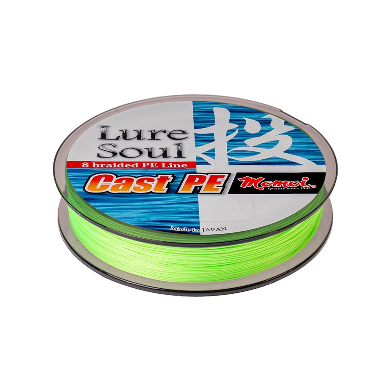 ZECK Momoi Lure Soul PE #1.5 |10.4kg |150m |Lime Green