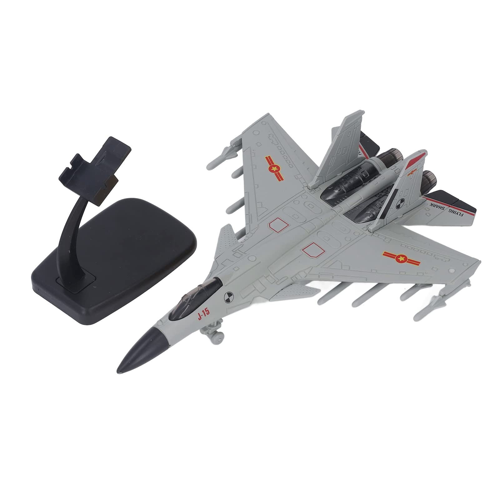 Airplane Model , Airplane Model with High Simulation Sound for Kids Table (Gray White)