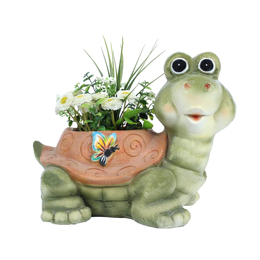 Wonderland Resin Turtle Planter for Garden,Balcony or Home Decor (B09F8NFMV5) Amazon Price History, Amazon Price Tracker