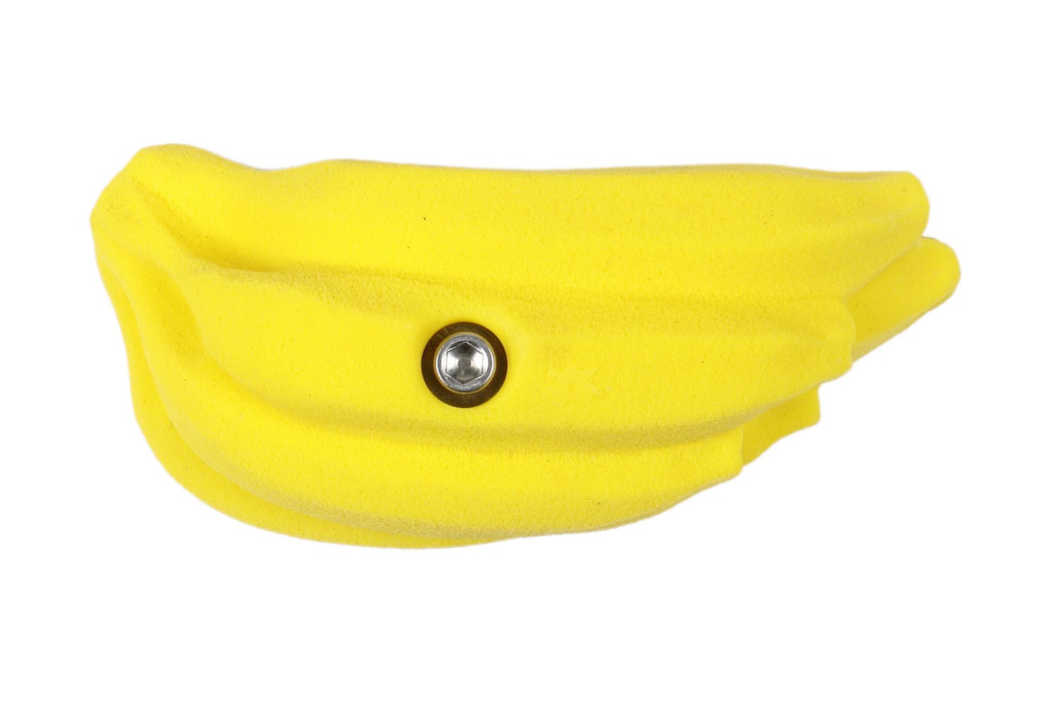 Atomik Rock Climbing Holds XL Bolt-On Bananas in Yellow