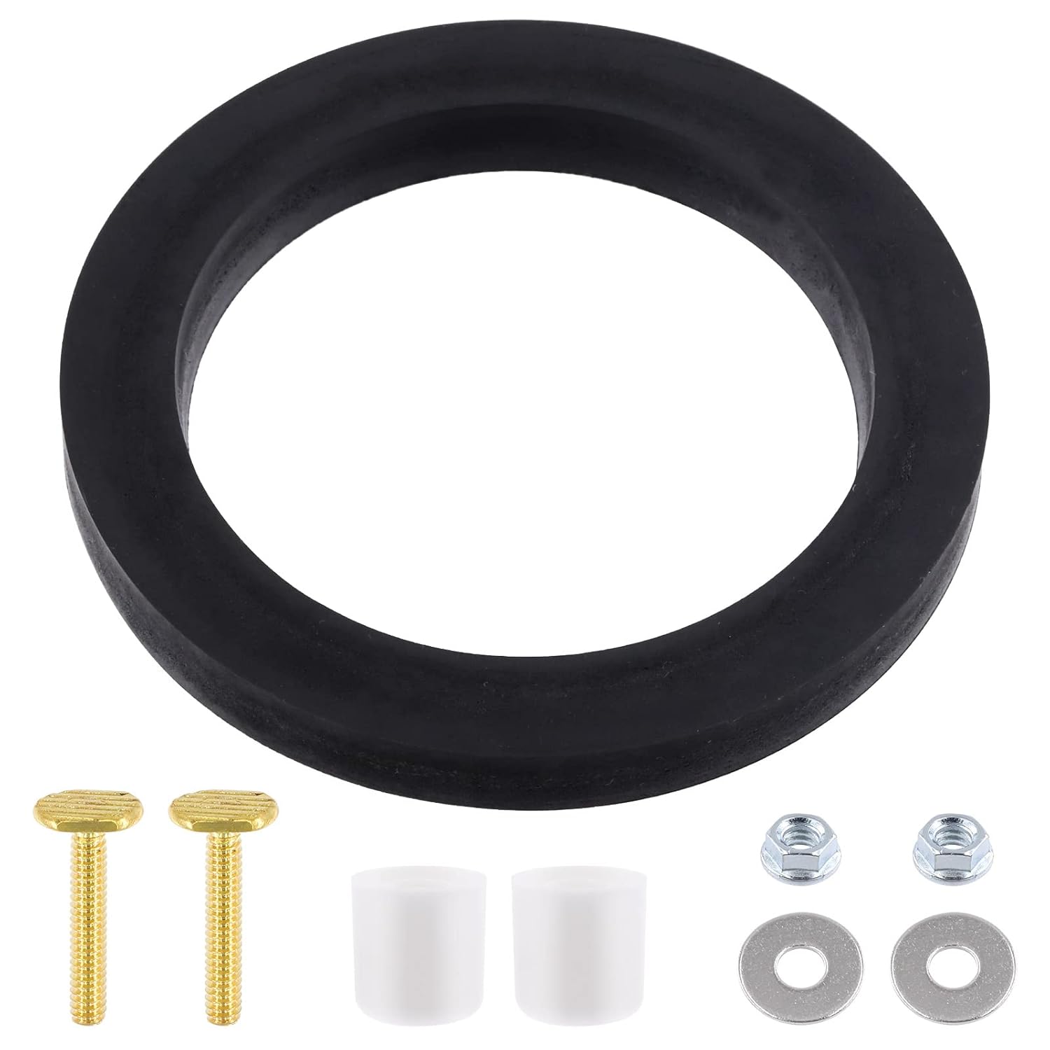 Wokape RV Toilet Seal with Mounting Hardware, RV Toilet