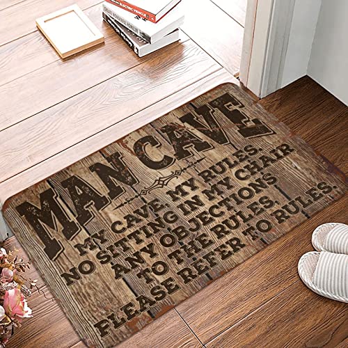 Tapis d'intérieur et d'extérieur 50x80 cm règles de grotte