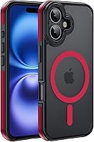 Vista 121 de Funda magnética para iPhone Air con protector de lente de cámara, protección grado militar de 10 pies, compatible con funda MagSafe Slim para iPhone