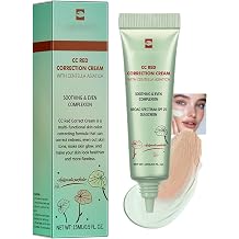 Color Correcting CC Red Cream, Spf 25, Soothing & Even Complexion, Rich In Centella Asiatic, Redness Full Coverage Lightweight, Flawless & Invisible Pores Moisturizer, 0.5 fl oz,#1