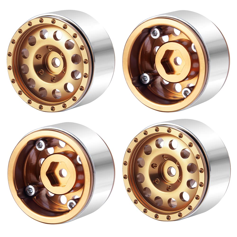 Micro Rims 1.0 Wheels RCLIONS 4pcs Aluminum Alloy 1