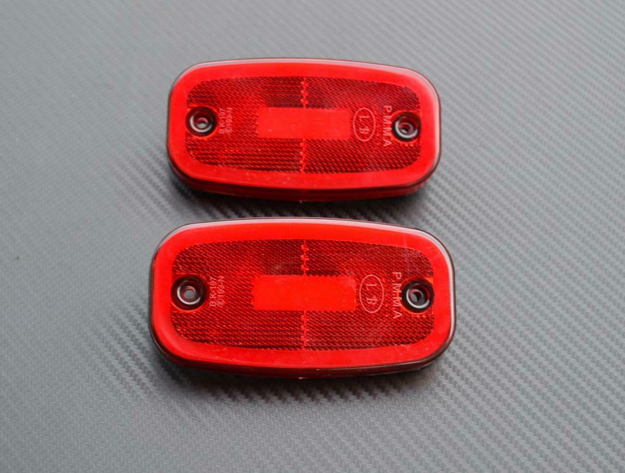 10 luces LED de doble función de posición lateral trasera y freno de 12/24 V para camión, autobús, volquete, caravana, remolque, furgoneta