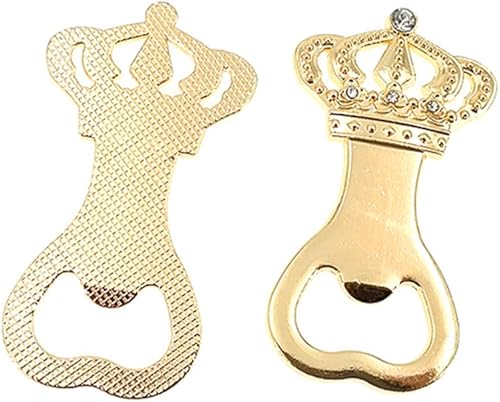 Miniatura 5 de Kinteshun Abridor de botellas de avión con caja de regalo para bodas, fiestas (12 unidades, tono dorado KC)