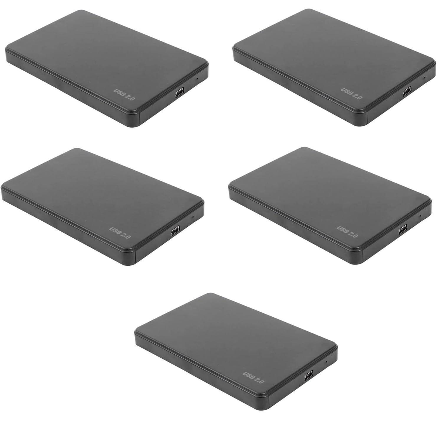 AdzMozi® USB 2.0 2.5 Inch SATA to USB External Hard Drive Enclosure HDD