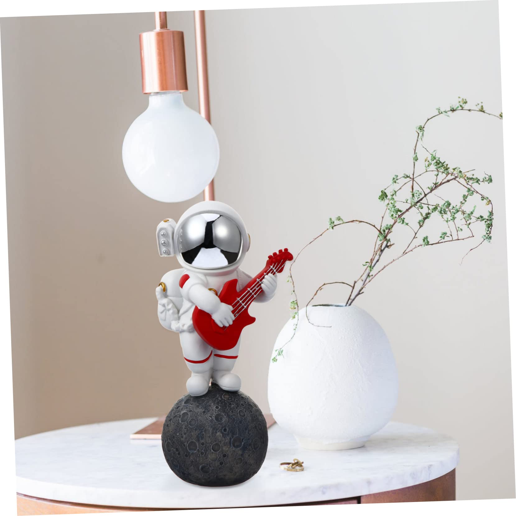 Zerodeko Figura de Astronauta de Resina, Adorno Creativo para Escritorio