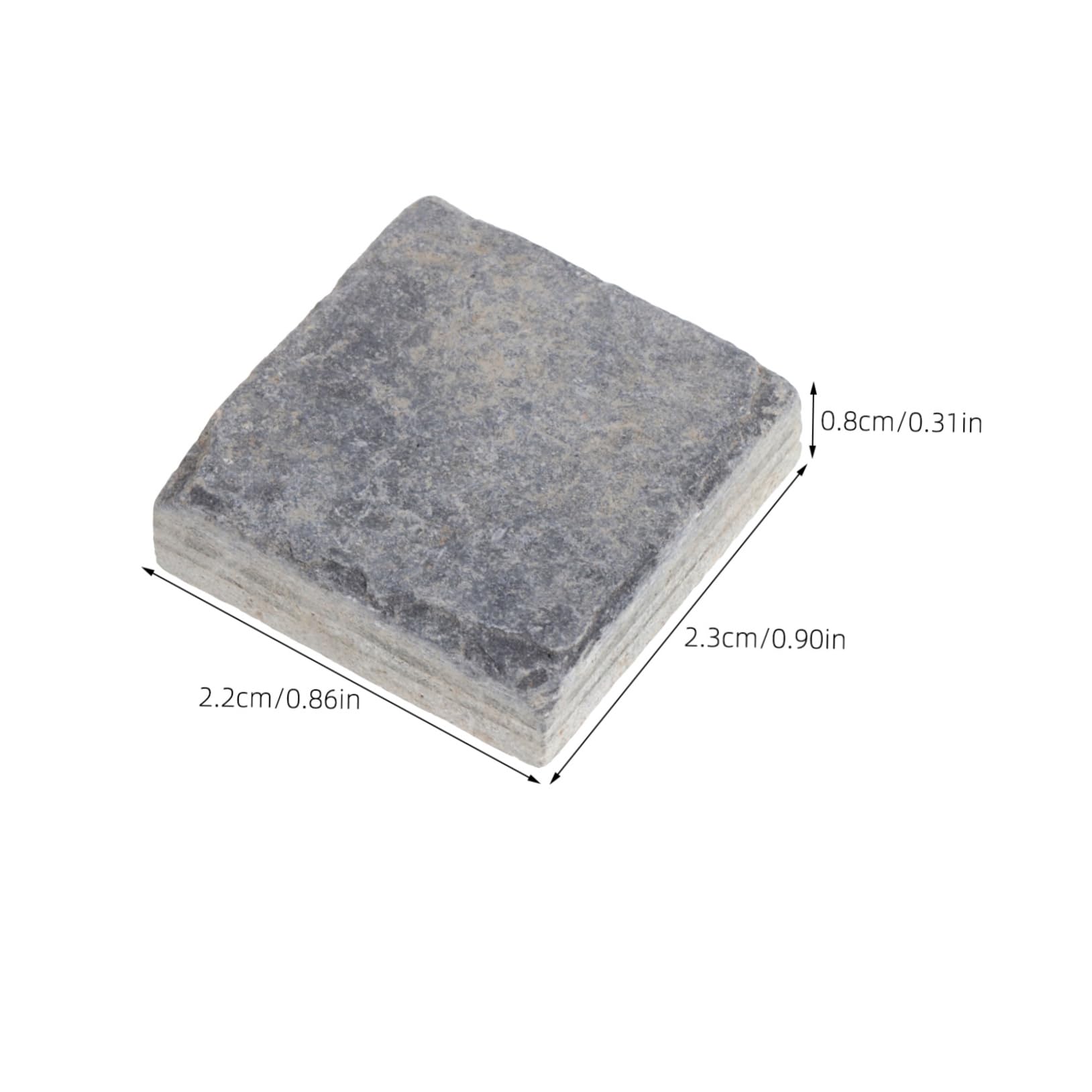 balacoo Unique Betta Fish Tank Landscape Decor 10pcs Natural Stone Tiles for Aquarium