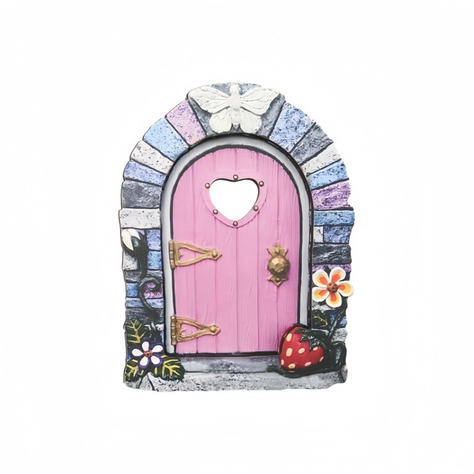 Dazhua Enchanting Wooden Fairy Door for Garden - Mini Elf Door Decor for Adults(Color 3)