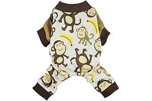 Fitwarm Monkey Dog Pajamas: Comfy Attire for Doggy Daydreams