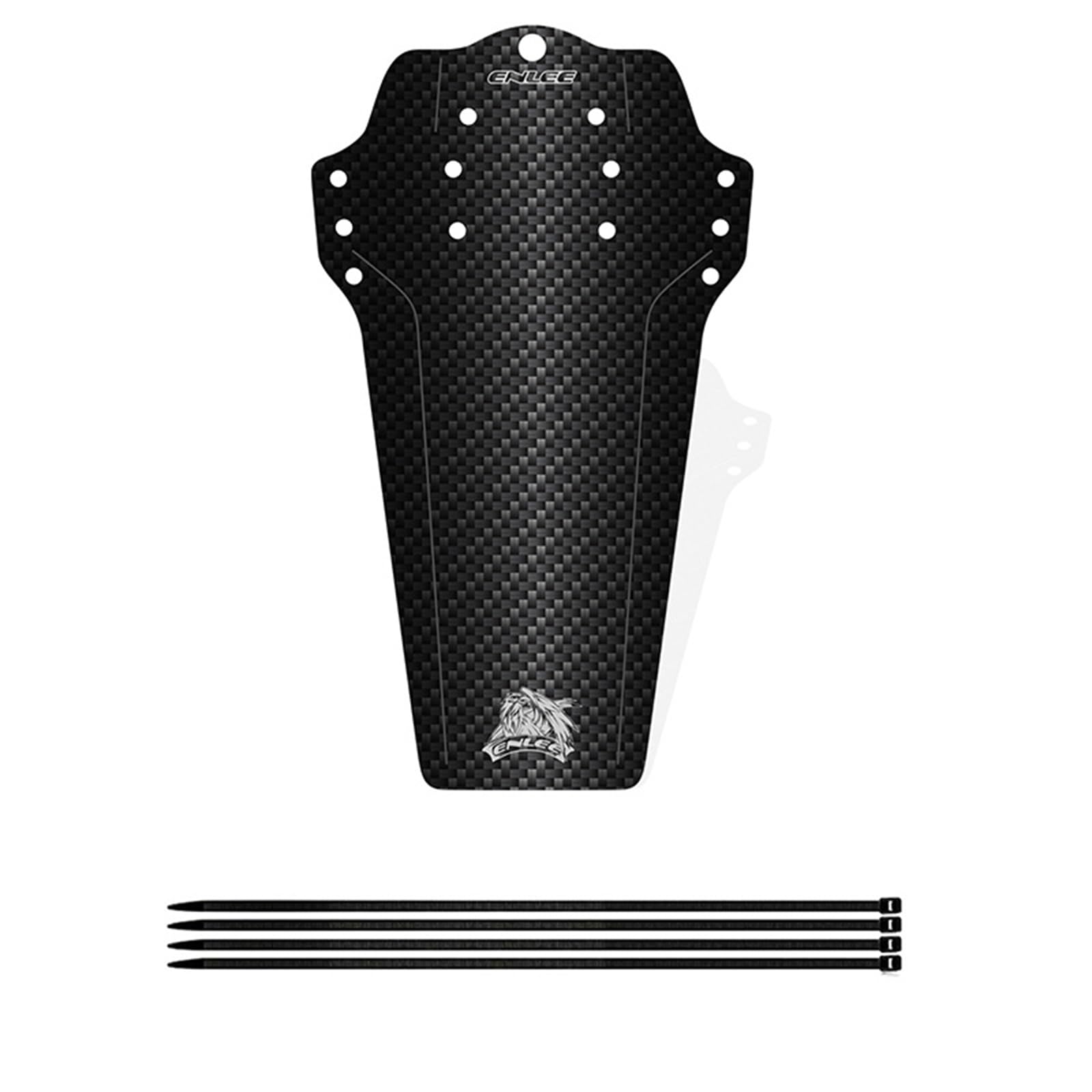 ENLEE MTB Fenders, 1PC New Second Generation, Lightweight Design, Durable and Wear-Resistant Bike Mudguards Fender, Fits 20,24,26,27.5 and 29 inches, MTB Accessories