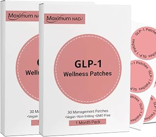 GLP-1 Wellness Patches - 60 Count, Natural Ingredients, Health Support & Physical Management, Vegetarian Friendly, Non-irritating and Easy to Remove