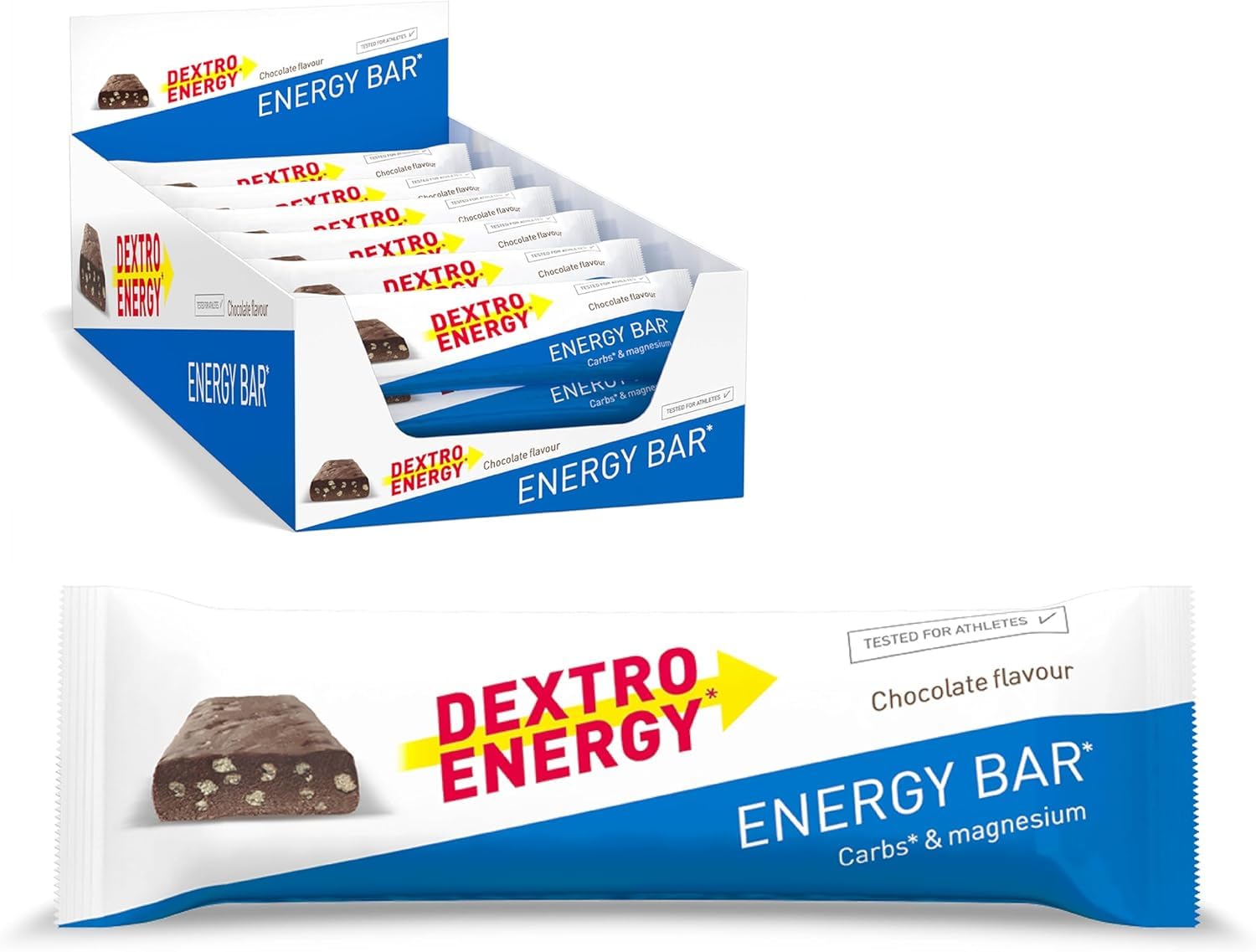 Dextro Energy Energieriegel Schokolade - 24x50g Vorteilspack