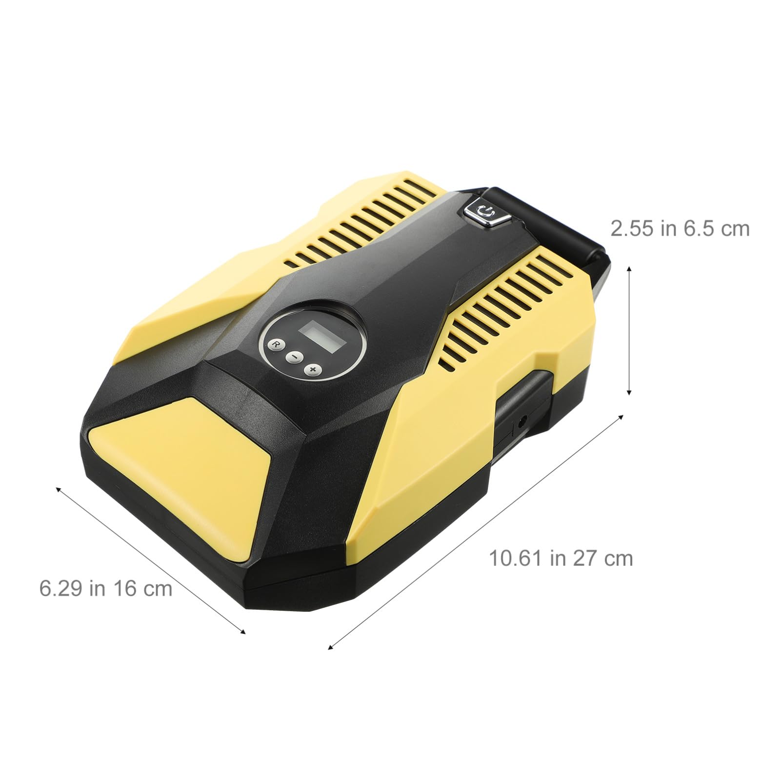 Mikinona Inflador de Neumáticos Eléctrico Portátil Función de Presión Estable con Pantalla Digital Material Abs y Cobre para Coche Adecuado para Mantenimiento de Ruedas