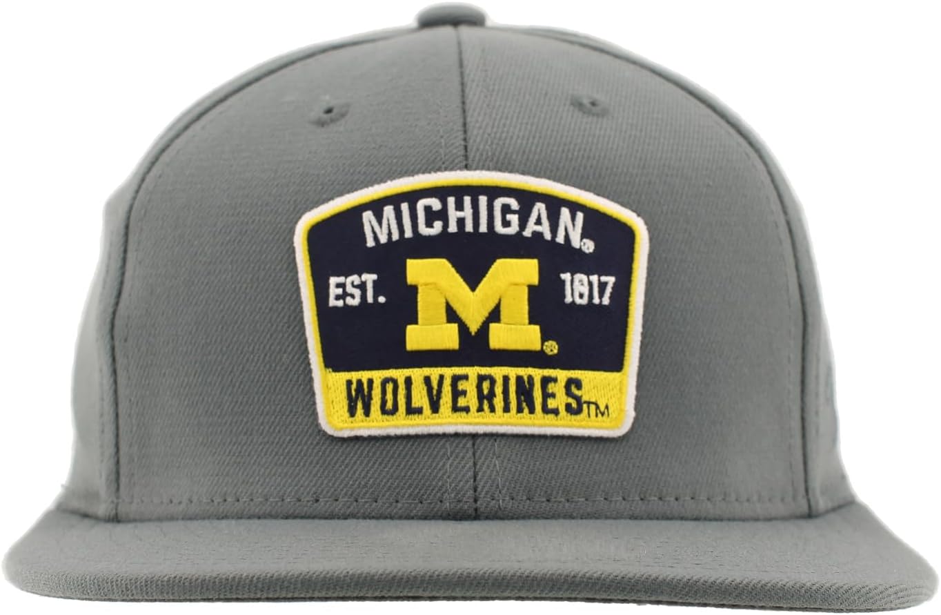 ZHATS Standard NCAA Officially Licensed Fitted Hat M15Z Switchback Gray, Grey, Large - Image 2