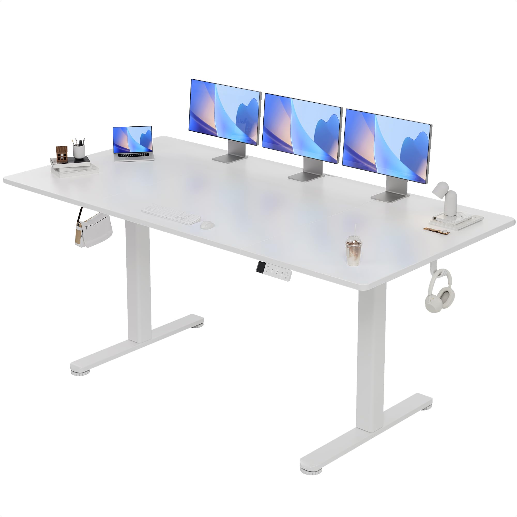 claiks bureau assis-debout 160x80 cm – Image 1